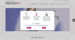 Desktop Screenshot of dressedup.com.au